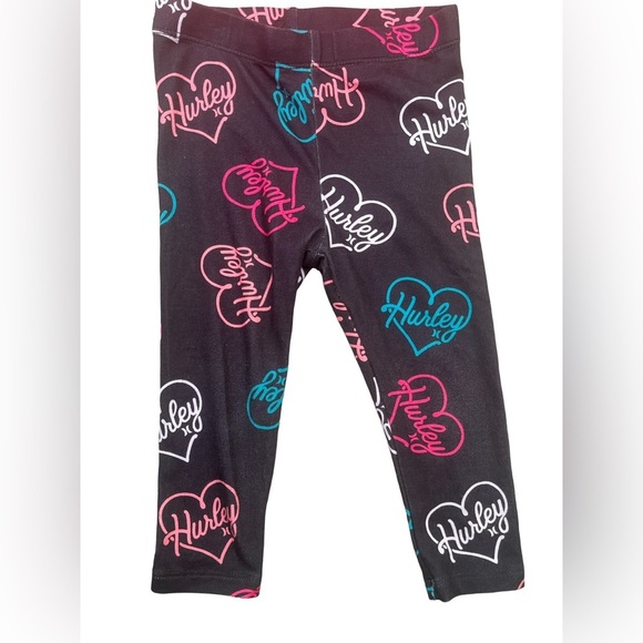 Hurley Pink and Black Pajama Set with Heart Design - Picture 3 of 6